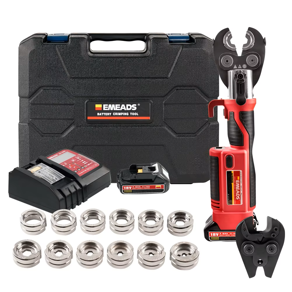 GES-300C/2 Rechargeable Hydraulic Cable Lug Crimping and Cutting 16-300