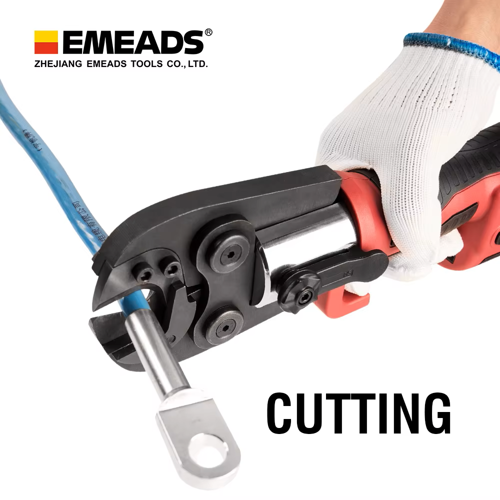 GES-300C/2 Rechargeable Hydraulic Cable Lug Crimping and Cutting 16-300