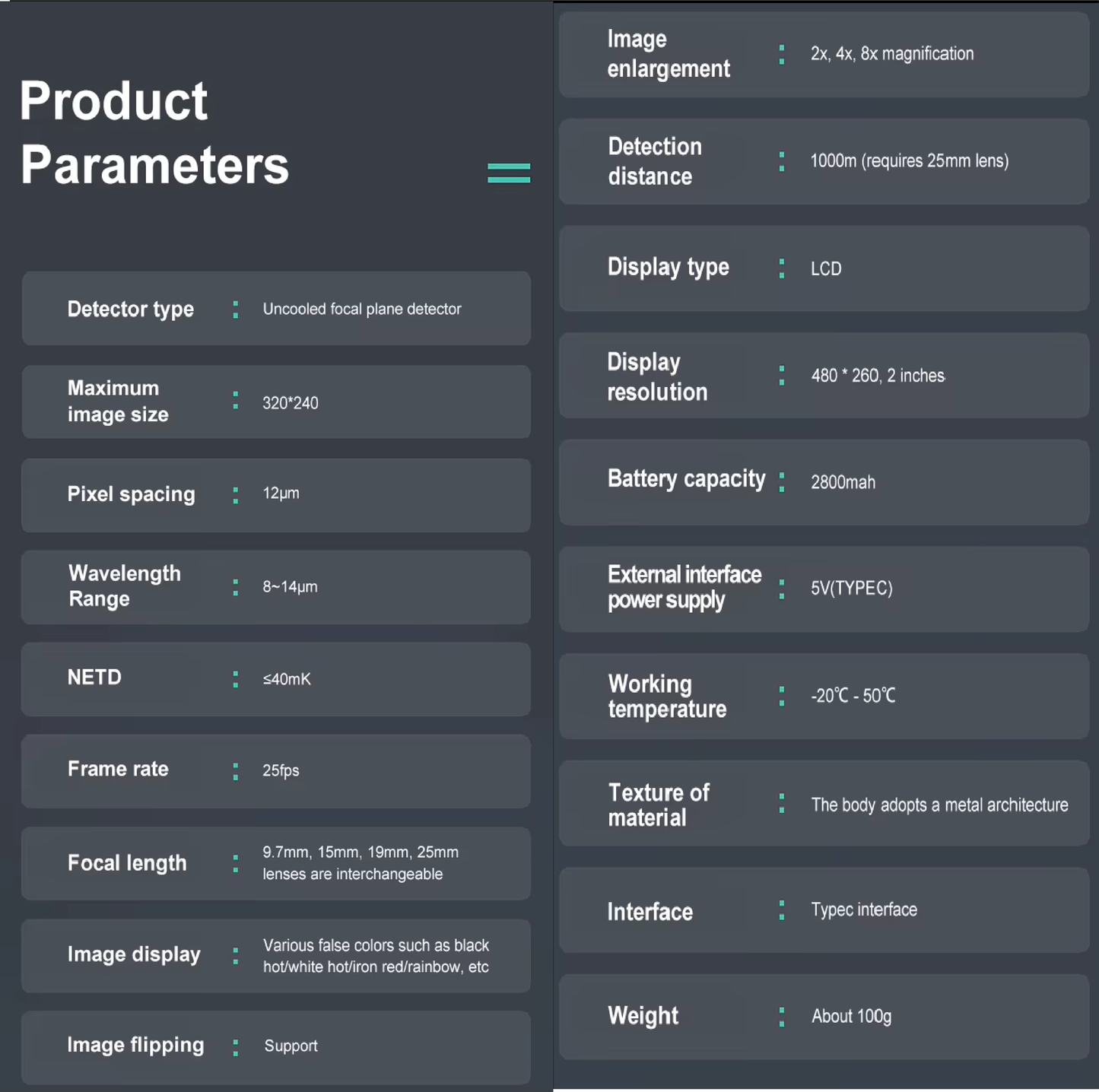 Termal Görüntüleme ve Gece Görüş (Otomatik Odaklama)