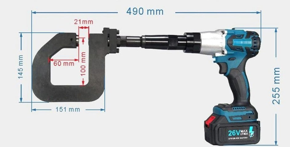 Profile Drilling Punch Set for Photovoltaic Solar Panel Mounting Table