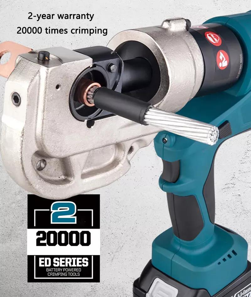 ZUPPER ED-400 Cordless Hydraulic Cable Lug Crimping Tool (16-400mm2)