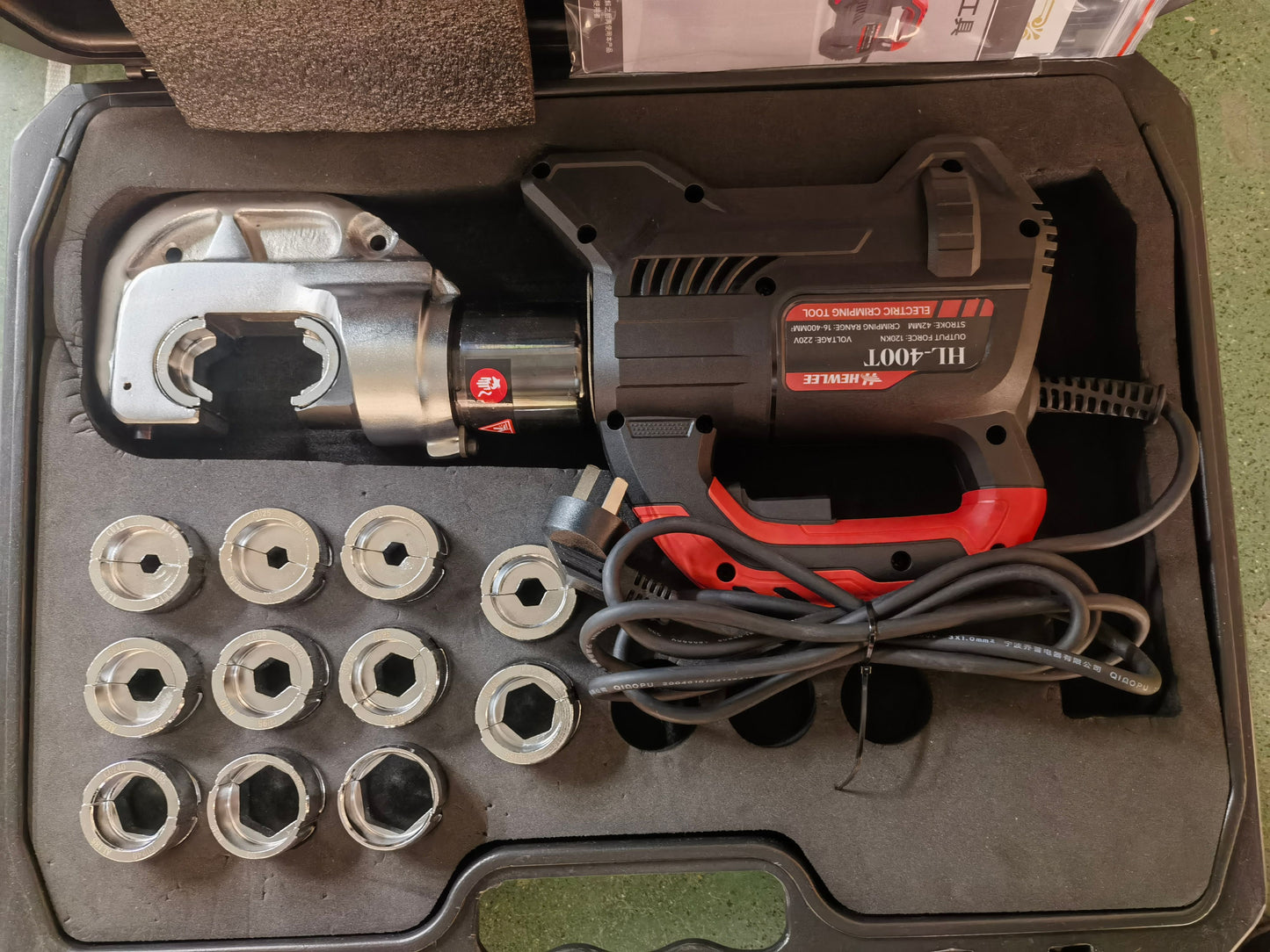 Electric Shoe Crimping Machine HL-400T 10-400mm2