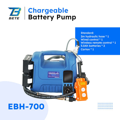 Bete Rechargeable Hydraulic Pump 700 Bar - Automatic Reset