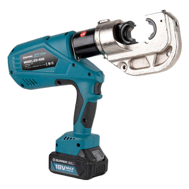 ZUPPER ED-400 Cordless Hydraulic Cable Lug Crimping Tool (16-400mm2)