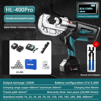 Hewlee HL400Pro Hidrolik Akulu Pabuç Sıkma Pensesi