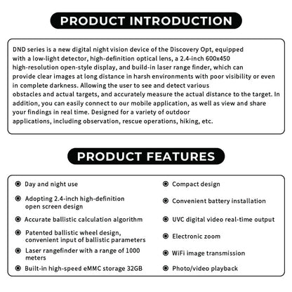 DND350BC Gece Görüş Dürbünü