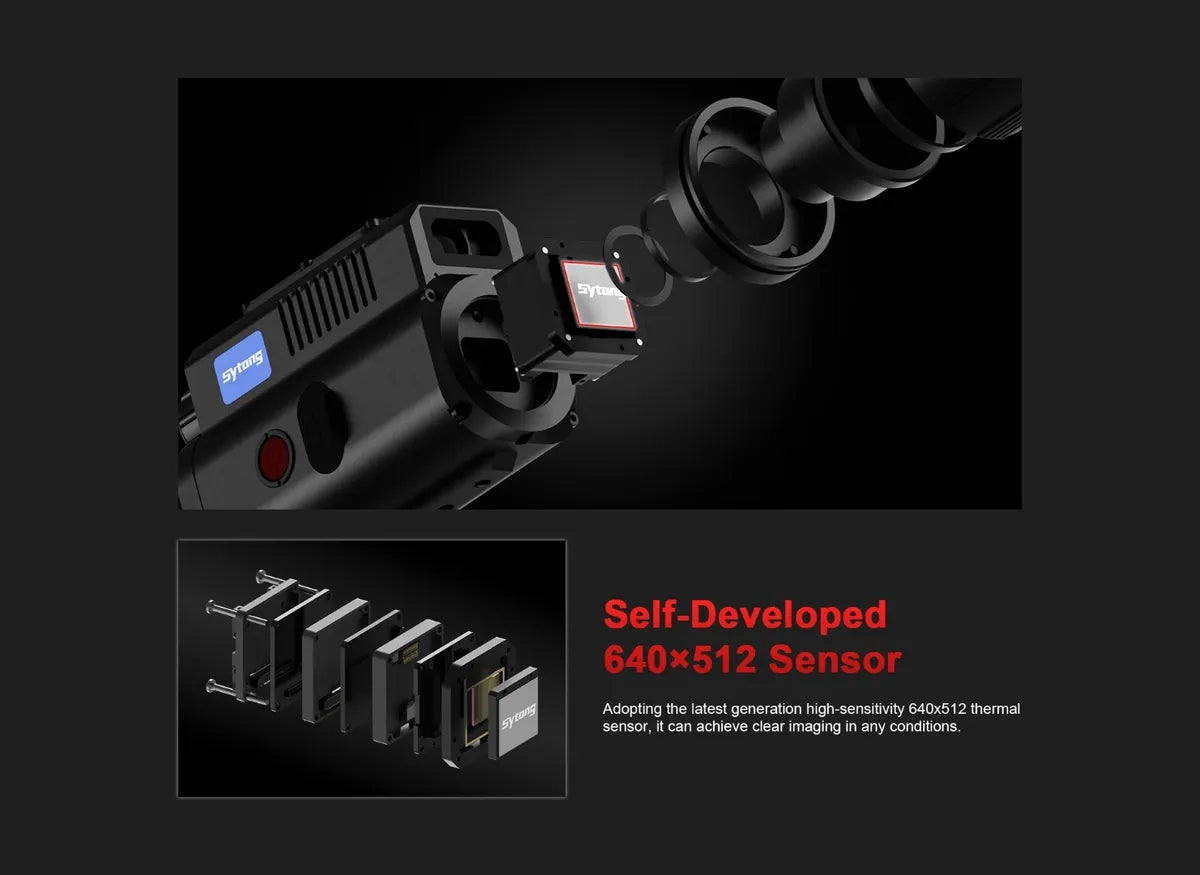Sytong MM06 Termal Dürbün  640 Çözünürlük 50 mm Lens + LRF