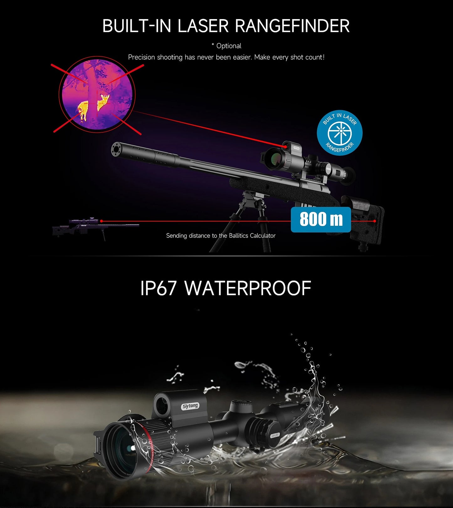 Sytong  GM06-50 LRF Termal Scope
