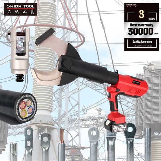 Shida Şarjlı Hidrolik Kablo 630mm Sıkma + 120C Kesme