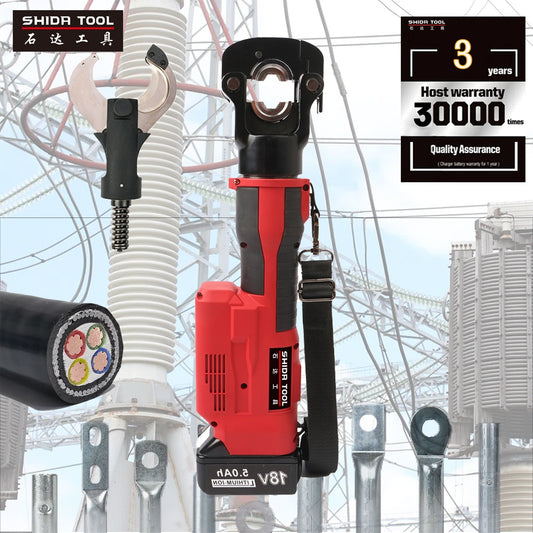 Shida B400/85C Şarjlı Hidrolik Kablo Sıkma & Kesme