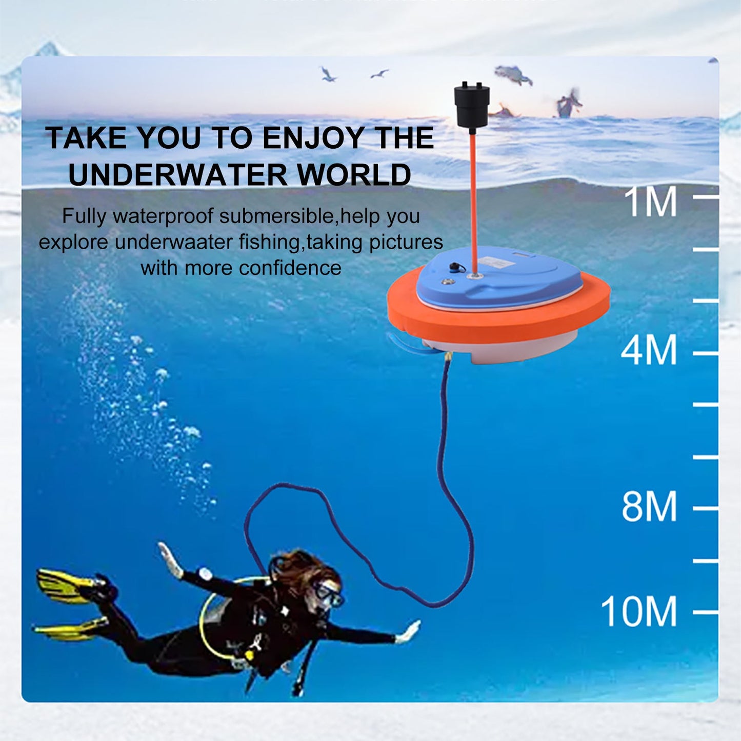 Z500 Rechargeable Scuba Diving Air Compressor (Portable Fan)