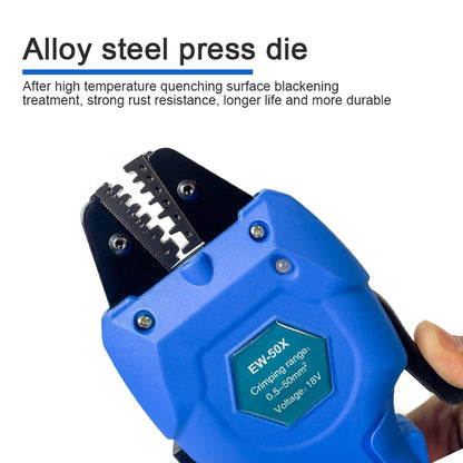 EW-50X Şarjli Edilebilir Sıkma Terminal Pensesi