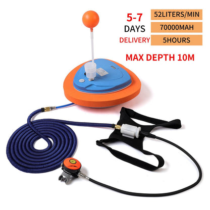 Z500 Rechargeable Scuba Diving Air Compressor (Portable Fan)