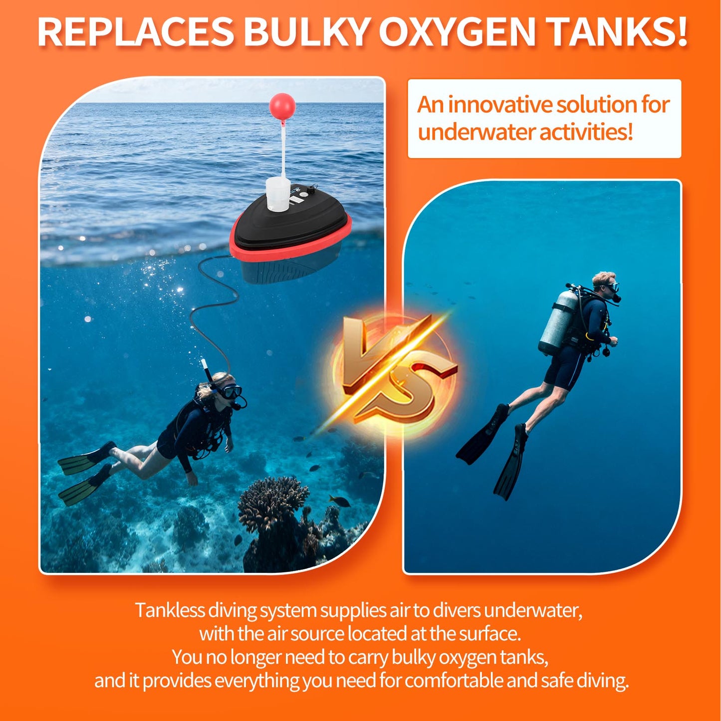 Tuxing LY700 Yüzer Dalış Kompresörü (Ventilator)