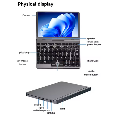 YOGA MiniBook Dokunmatik  Kalemli  Laptop (8 Inch)