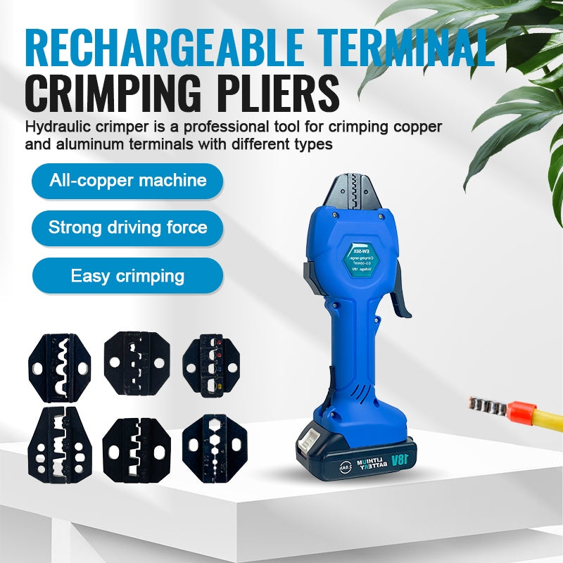 EW-50X Şarjli Edilebilir Sıkma Terminal Pensesi