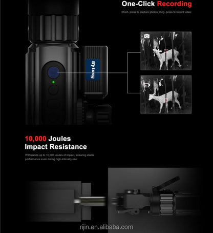 Sytong AM06-35 LRF 640x512 sensor ve Balistik Özellikli Termal Tüfek Dürbünü