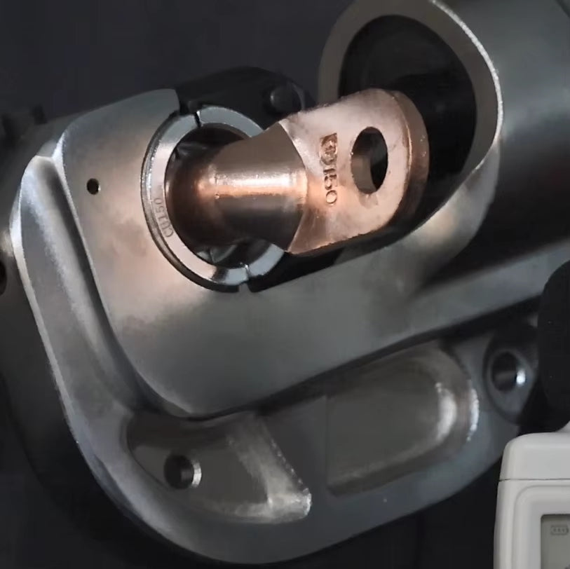 Hewlee Elektrikli 400mm Hidrolik Kablo Pabucu Sıkma