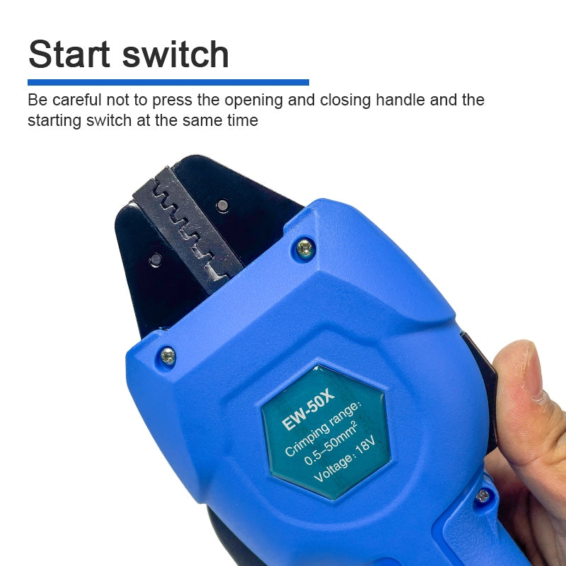 EW-50X Şarjli Edilebilir Sıkma Terminal Pensesi