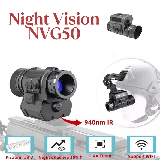 NVG50 Binock Kask Monteli Gece Görüş Gözlük