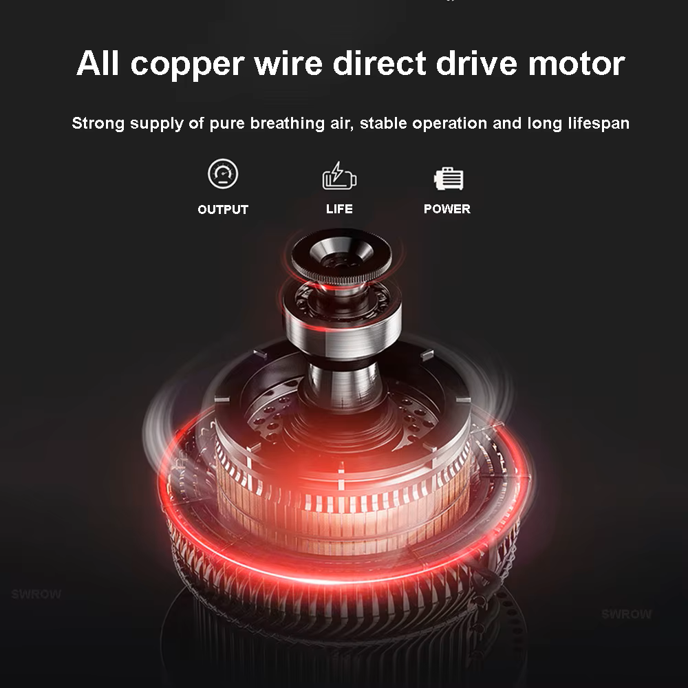 Z500 Rechargeable Scuba Diving Air Compressor (Portable Fan)