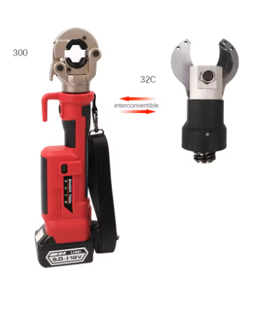 300 32C Paslanmaz Çelik Akülü Hidrolik Kablo Pabucu Sıkma ve Kesme