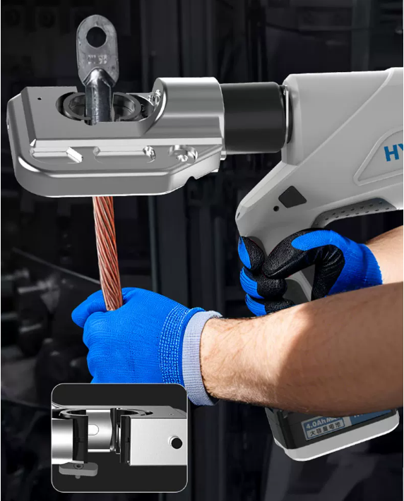 Hyundai Şarjlı Hidrolik Kablo Sıkma 400mm 120kN