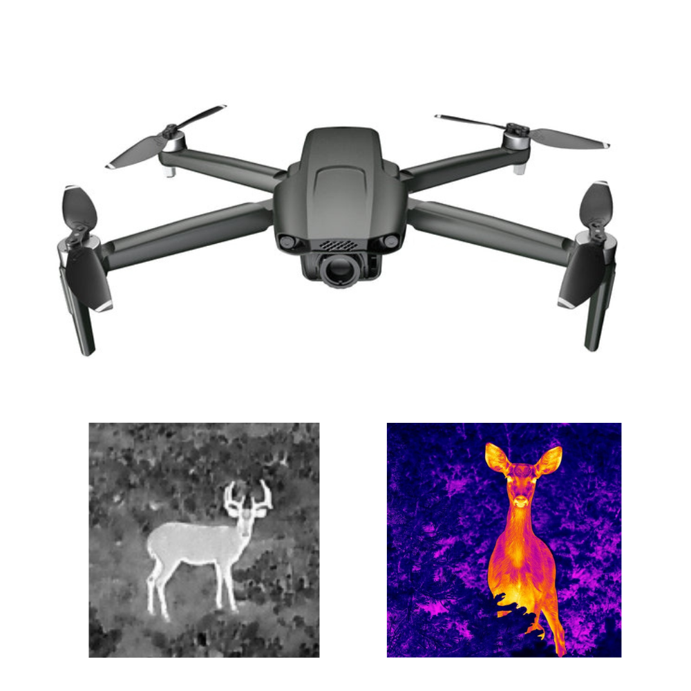 Hdaniee Gece Görüşlü Termal Görüntüleme Drone- 256/640
