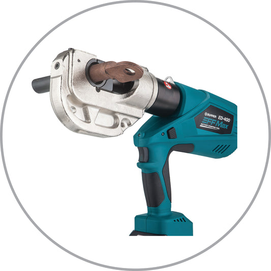ZUPPER ED-400 Cordless Hydraulic Cable Lug Crimping Tool (16-400mm2)